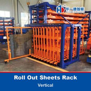 Vertical Roll Out Sheets Rack Metal Sheets Storage Racking Drawer Racking