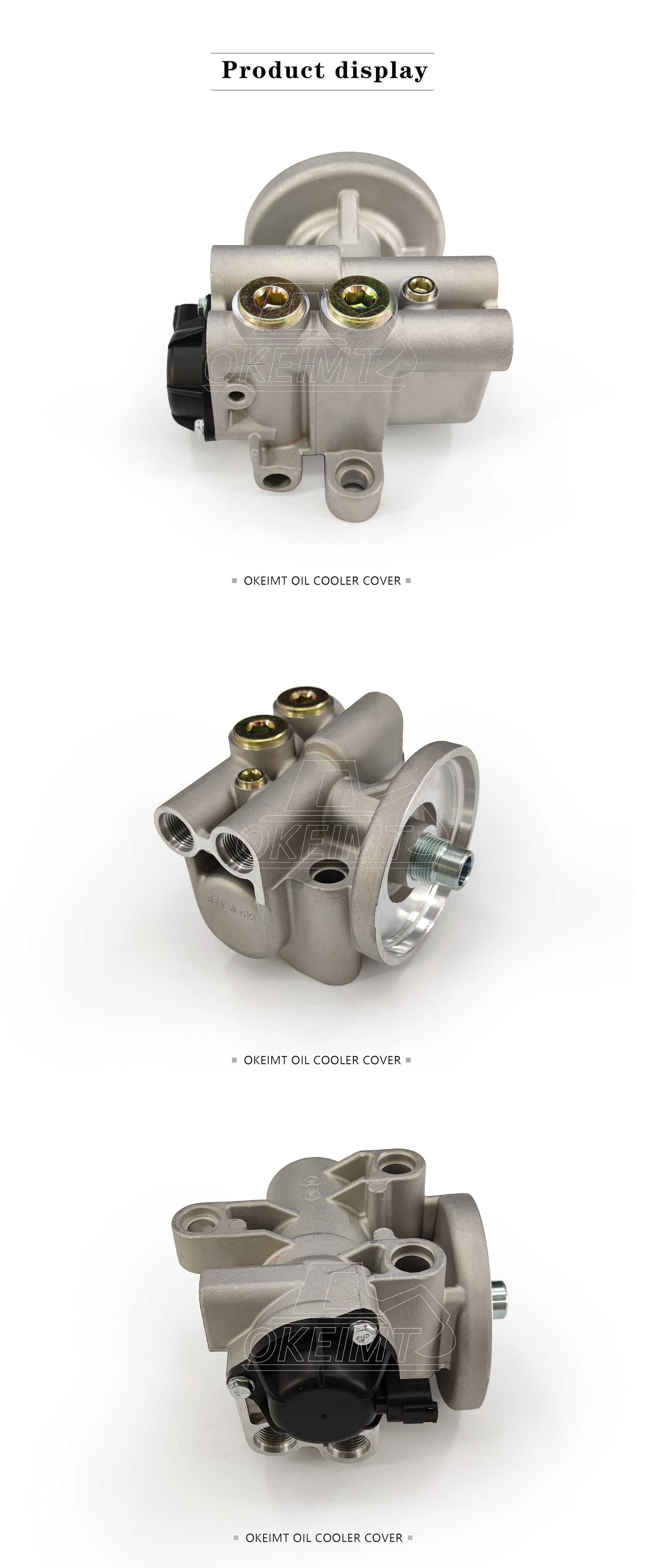 Excavator Engine Parts fuel Filter Head Construction Machinery Engine parts 0770