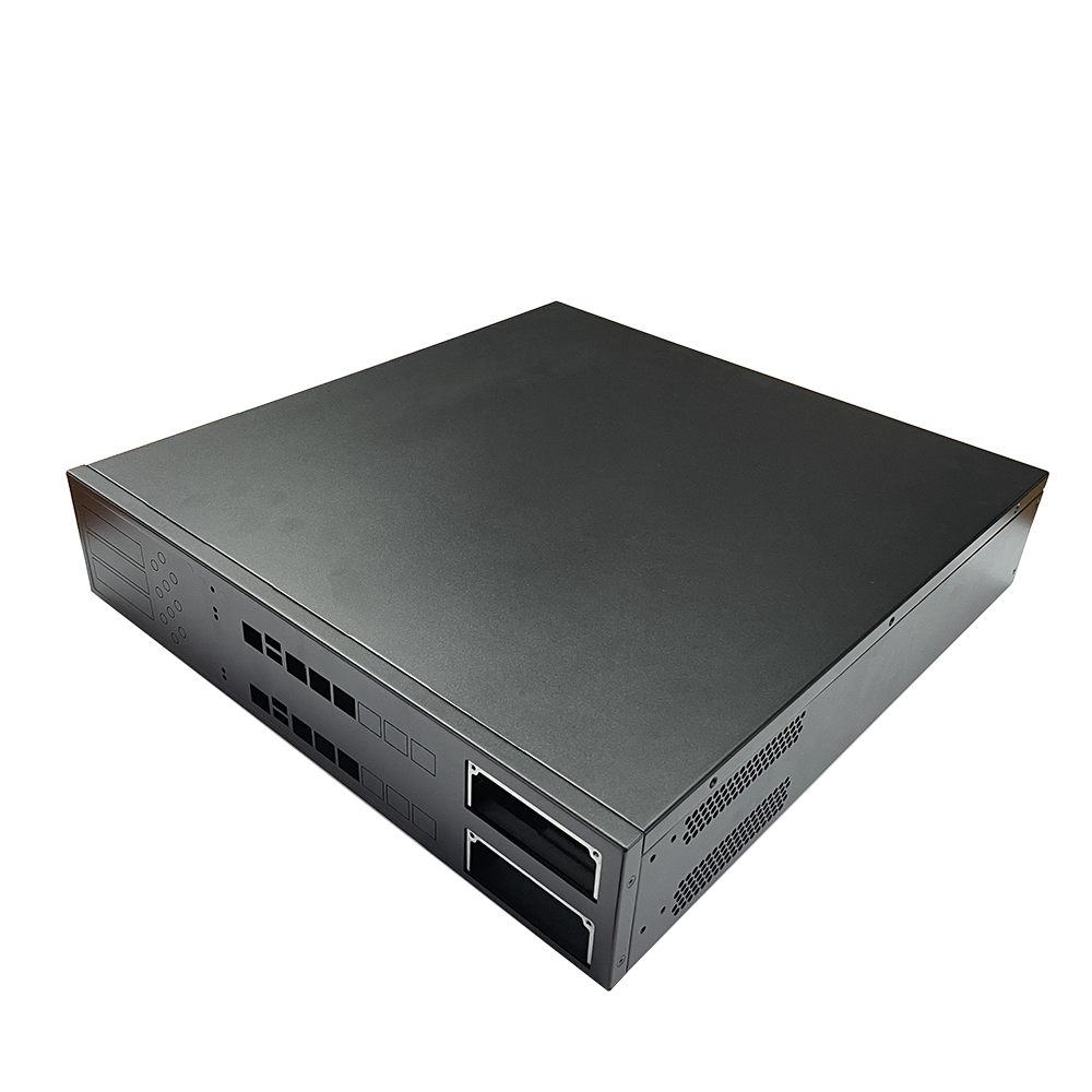 12 Bay 16 Bay Rackmount Gpu Custom Server Chassis Black Powder Sprayed Housing Switch