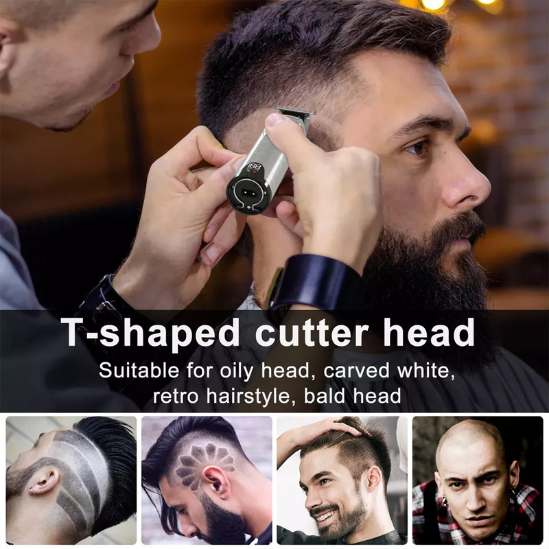 Rechargeable Adjustable Hair Trimmer Clippers 100v-240v Men Personal Care