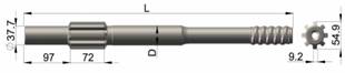 High Performance Furukawa HD709RP Shank Adapter for hydraulic and pleumatic rigs