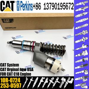 common rail injector diesel fuel injector 1OR-0724 253-0597 1OR-9787 20R-8048