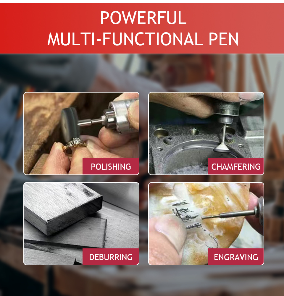 65000 RPM Jewelry Engraving Machine Micro Air Die Grinder 1/8" 3mm