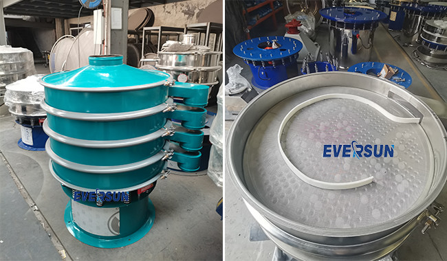 Food Edible Salt Granules Glucose Vibrating Sieve Tea Circular Screening Machine