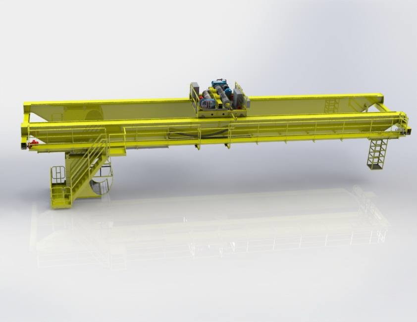 Easy Operated Bridge Crane double girder Bridge Hanging Crane with A3 Working Duty
