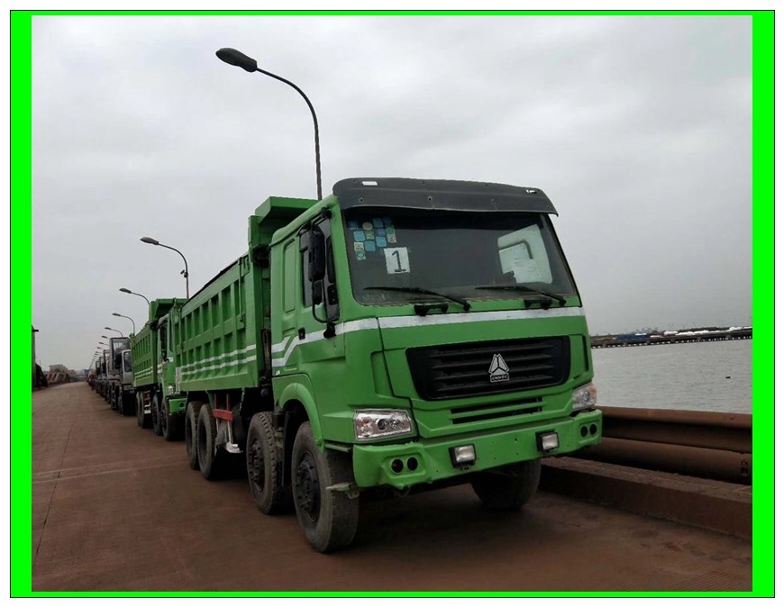 2015 made in china 6*4 10 Tires Sinotruck Howo tipper brakes service dump truck front axles high tensile strength steel
