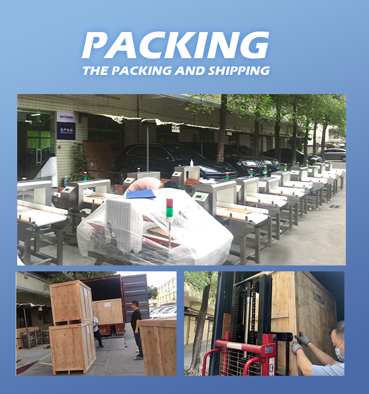 Factory Seal High Sensitivity Conveyor Belt Metal Detector For Food Customizable Oem