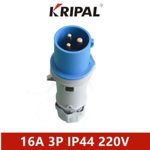 IP44 Industrial Electrical Plug 16A 220V Single Phase IEC standard