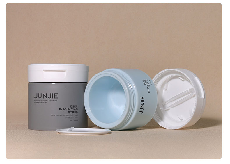 100g 120g Custom Cosmetic Jar Empty Plastic Jars With Lids And Plastic Cap