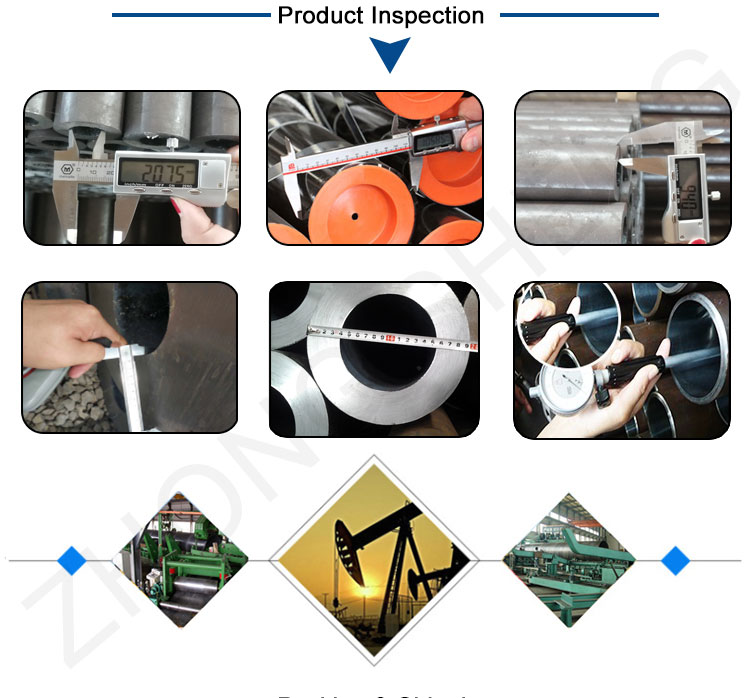 Non-Oiled Special-Shaped Honed Seamless Spring Carbon Steel Pipe Sch40 Astm A106 A192 Q235 Q235B