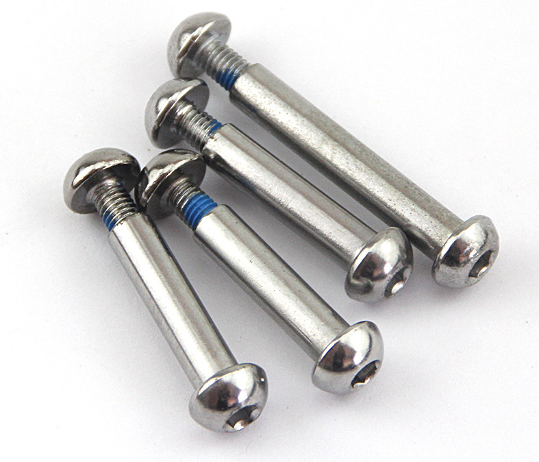 Stainless Steel Hex Drive Binding Barrels and Screws Button Head Nylok Butt Screws