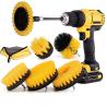 Buy cheap 8pcs Power Drill Scrubber Brush Set Attachment 30x30 Extension Cloth Microfiber from wholesalers