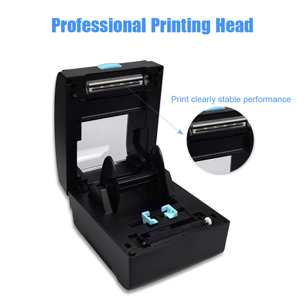 80MM Thermal Barcode Printer Bluetooth Thermal Sticker Label Printer 160mm/Sec