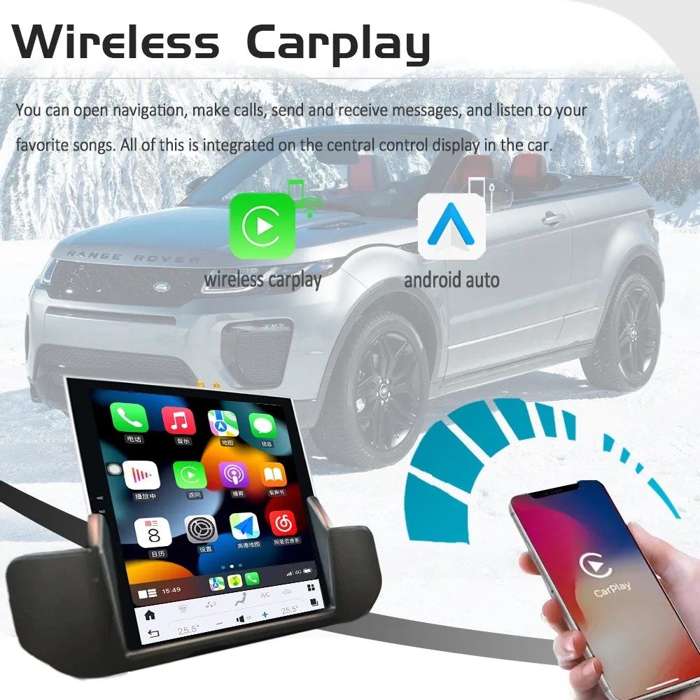 10.4 Inch Car radio For 2009--2016 Range Rover Discovery 4 GPS Navigation Multimedia Player Wireless Carplay BT 4G