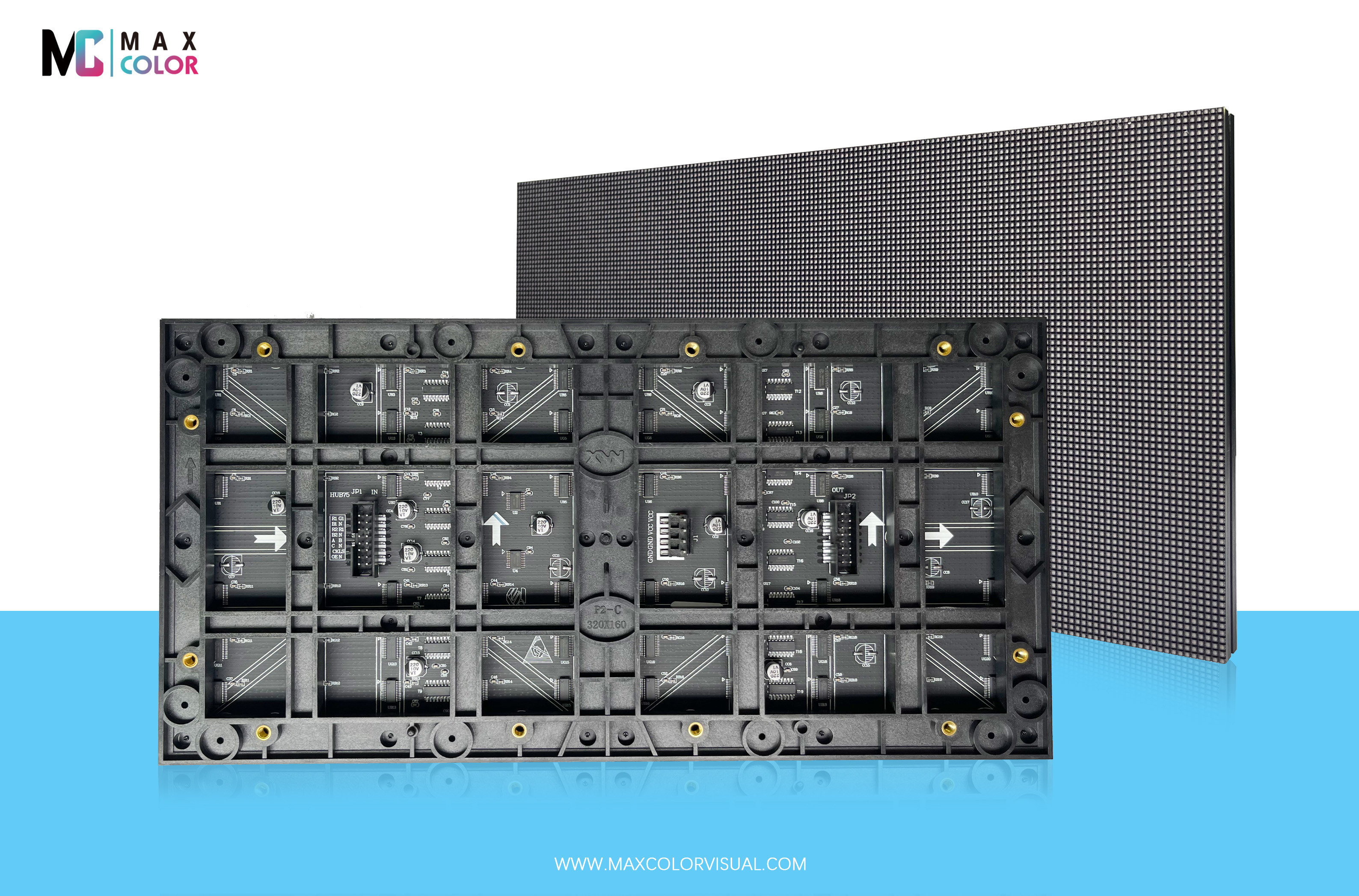 High Refresh Rate 16 Bit 1R1G1B P2.5 LED Module For Indoor LED Screens