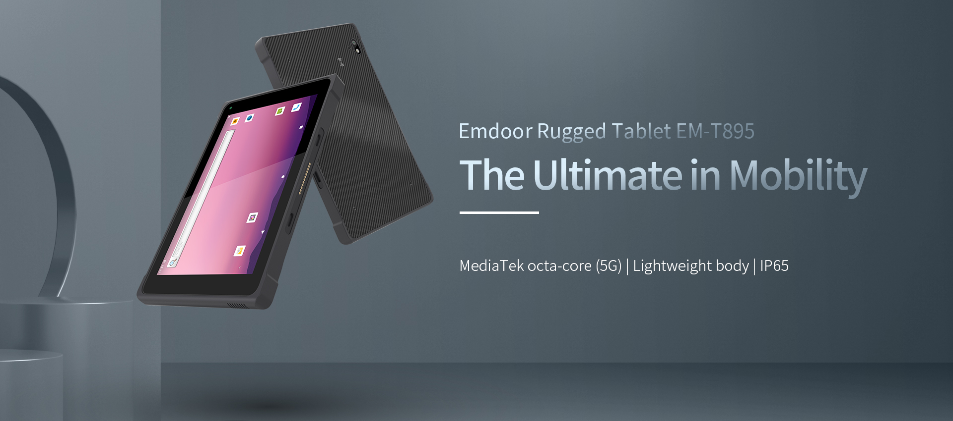 1- 8 Inch Industrial Android Tablet PC with 5G USB Type-C Capacitive Screen GSM NFC