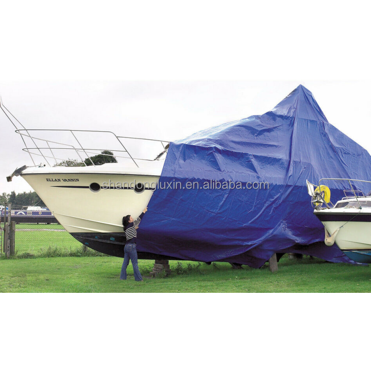 Outdoor Industrial PE Tarpaulin Lightweight and Waterproof for Moisture Protection