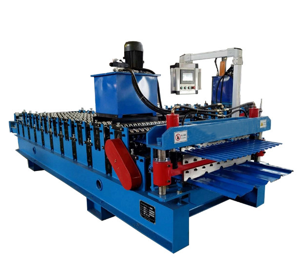 Ibr Steel Roofing Sheet Double Layer Roll Forming Machine 1.5mm