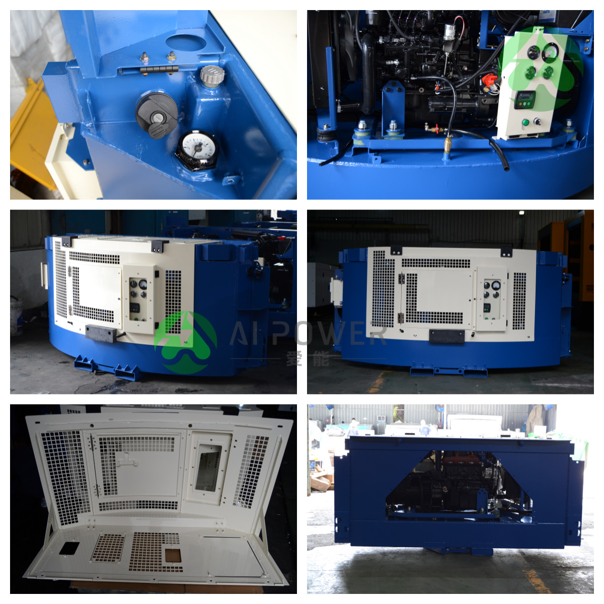 Mitsubishi Kubota Genset 15kw Clip On Type Generator For Reefer Container