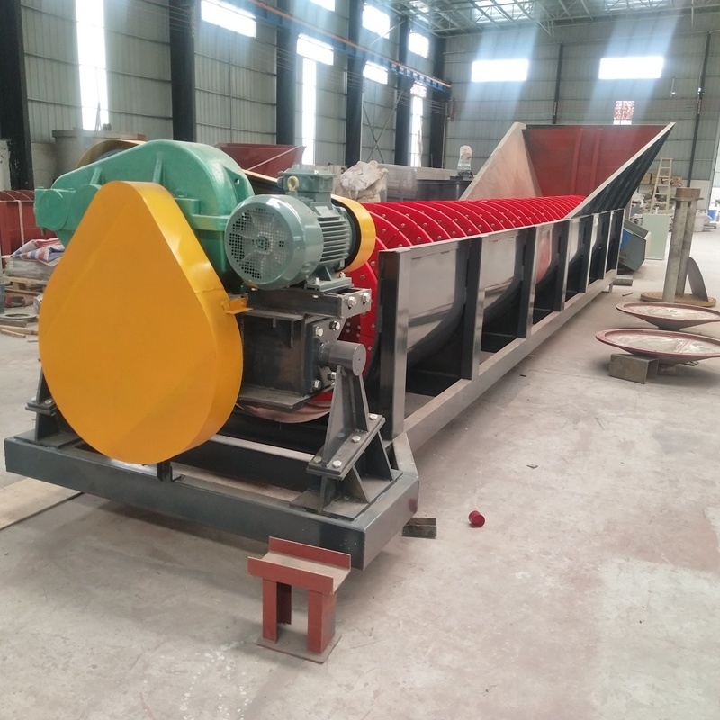 Mining 5-15 Tons Per Hour Diamond Mineral Washing Sand Screw Auger Conveyor