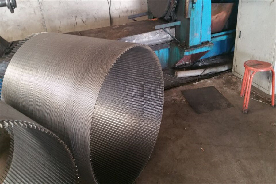 SS304 SS316 SS321 Stainless Steel Filter Screen / Wedge Wire Filter Elements