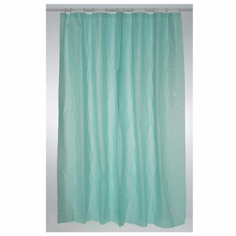 Water Repellent PEVA Plastic Shower Curtains Anti Bacteria With Magnets