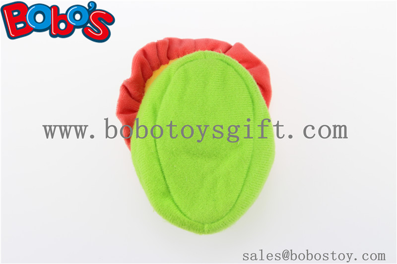 Soft Short Plush Stuffed Lion Toy Baby Indoor Shoes with Rattle