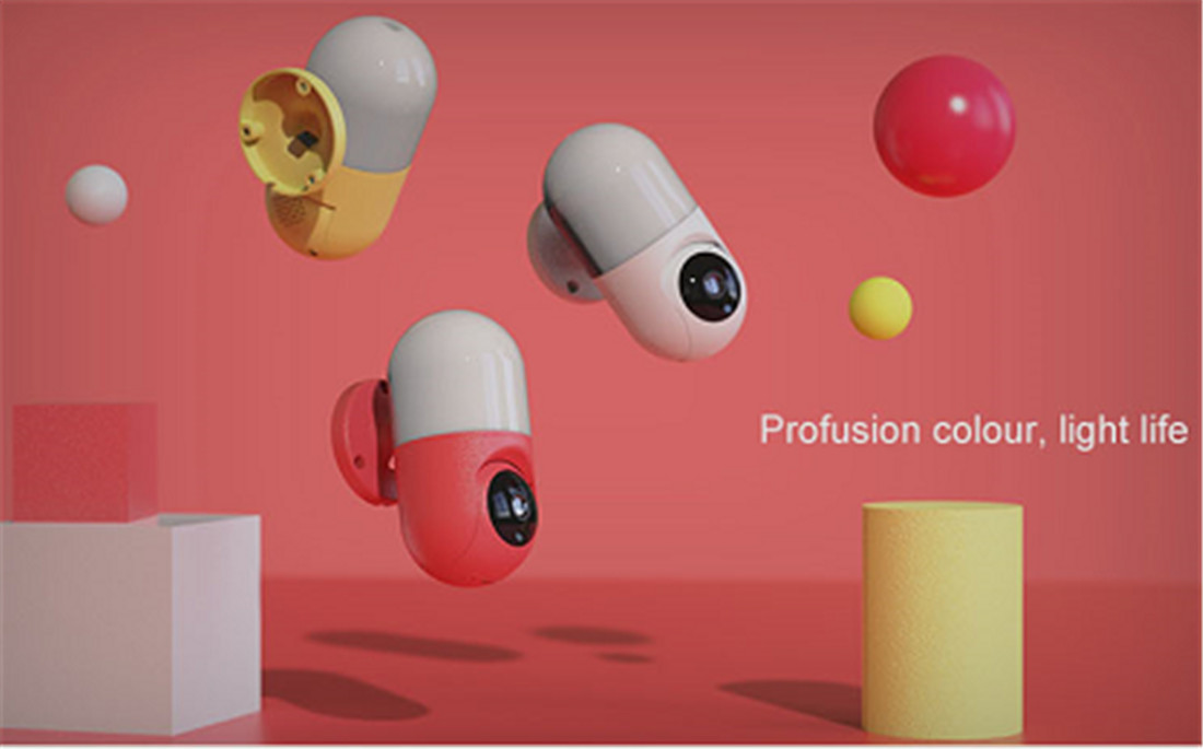 wall light camera, night lamp camera, smart baby camera_copy