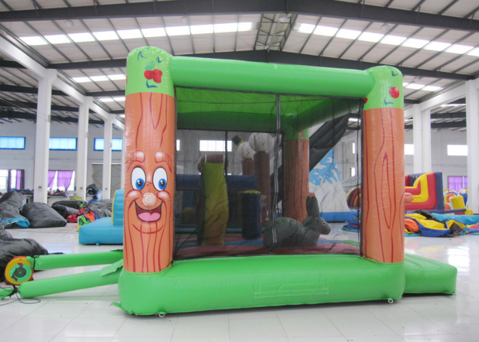 Fireproof Materials Kids Jump House , Commercial Indoor Inflatable Bouncer 3 X 4m