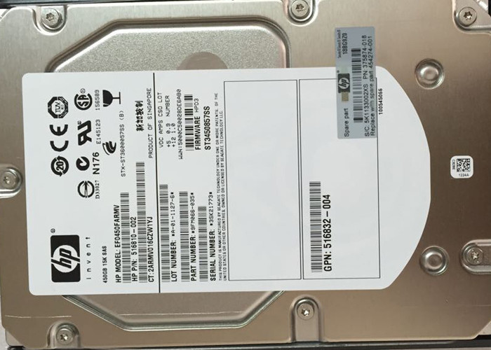 450GB SAS HP Internal Hard Drive , HP Laptop Hard Disk 454232-B21 454274-001