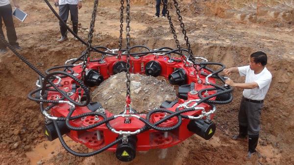 Quick Assembled Hydraulic Pile Breaker Total Hydraulic Drived SPA5 With
