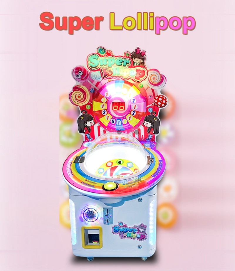 Super Lollipop Prize Vending Machine Candy Claw Crane Game Vending Machine