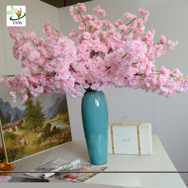 UVG silk flower arrangement in artificial blossom tree branches wedding backdrops material CHR130