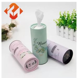 Recyclable Facial Tissue Tube Customizable Household Bio-Degradable Matt Lamintation