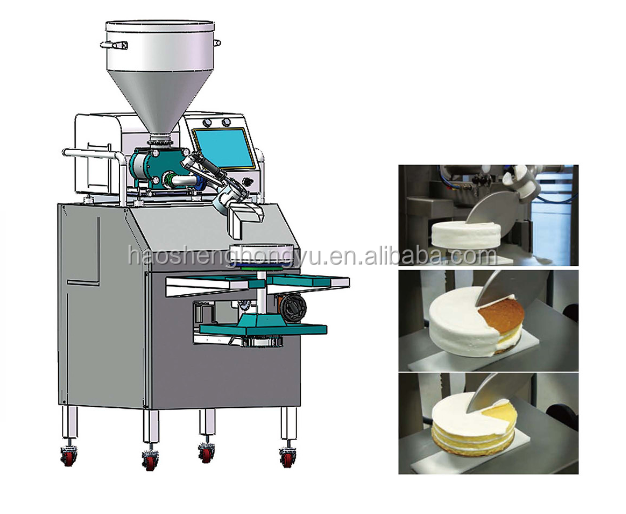 Jam Custard Cheese Decoration Pastry Processing Machine Commercial Cake Making Machine