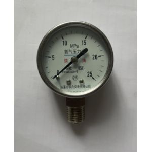  2&quot; 50mm Oxygen Gas Cylinder Pressure Gauge Bottom Connection Test Manufactures