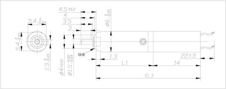 6mm Standard Planetary Geared Motor , Home automation Precision Planetary Gearbox