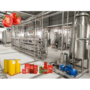 Industrial Tomato Ketchup Processing Making Machine 1 - 10T/H