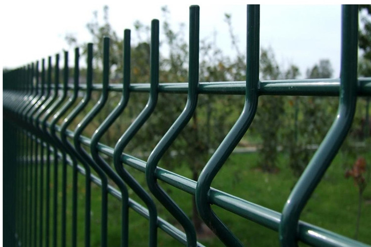 Highway Powder Coated Welded Wire Panels 3D V Mesh Fencing