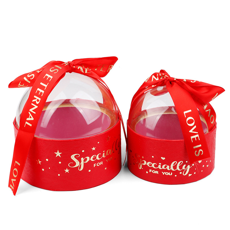 Christmas Sweet Chocolate Gift Packaging Box with PVC Window Enhance Product Visibility
