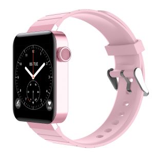 Smart Watch With Temperature Sensor Epidemic Prevention Fabric Exercise Band