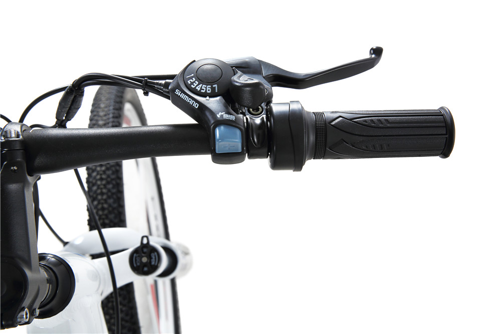 26 Inch Retro Electric Bicycle 48V 10AH Integrated Battery Shimano 7 Speed Derailleur
