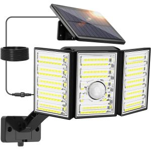 600LM Solar Body Sensor Lamp 6W Human Body Sensor Light IP65