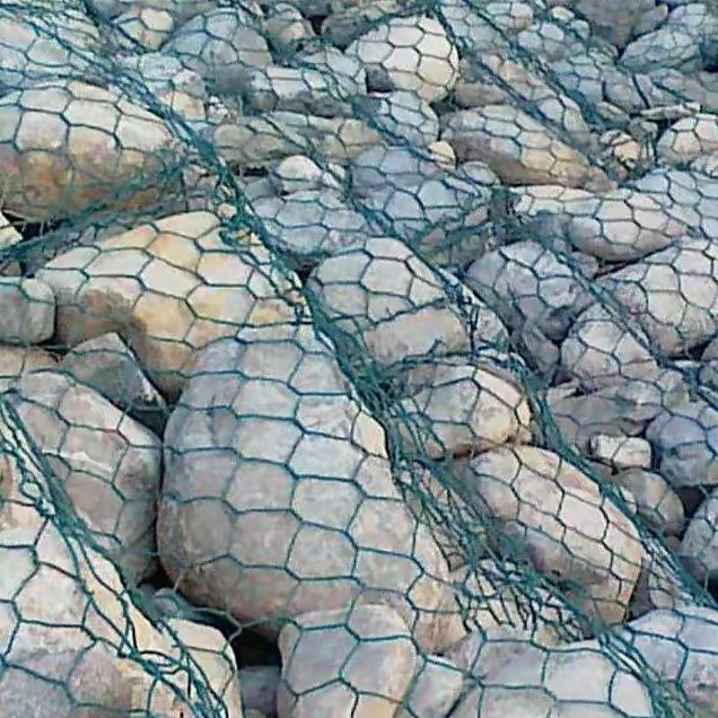 Dia 2.2mm Gabion Wire Mesh Flood Control Retaining Wall Galvanized Iron