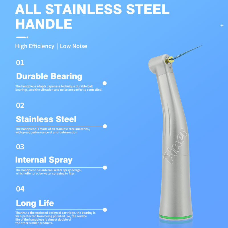 10:1 Contra Angle Reciprocating Endomotor Root Canal Treatment Endo Handpiece