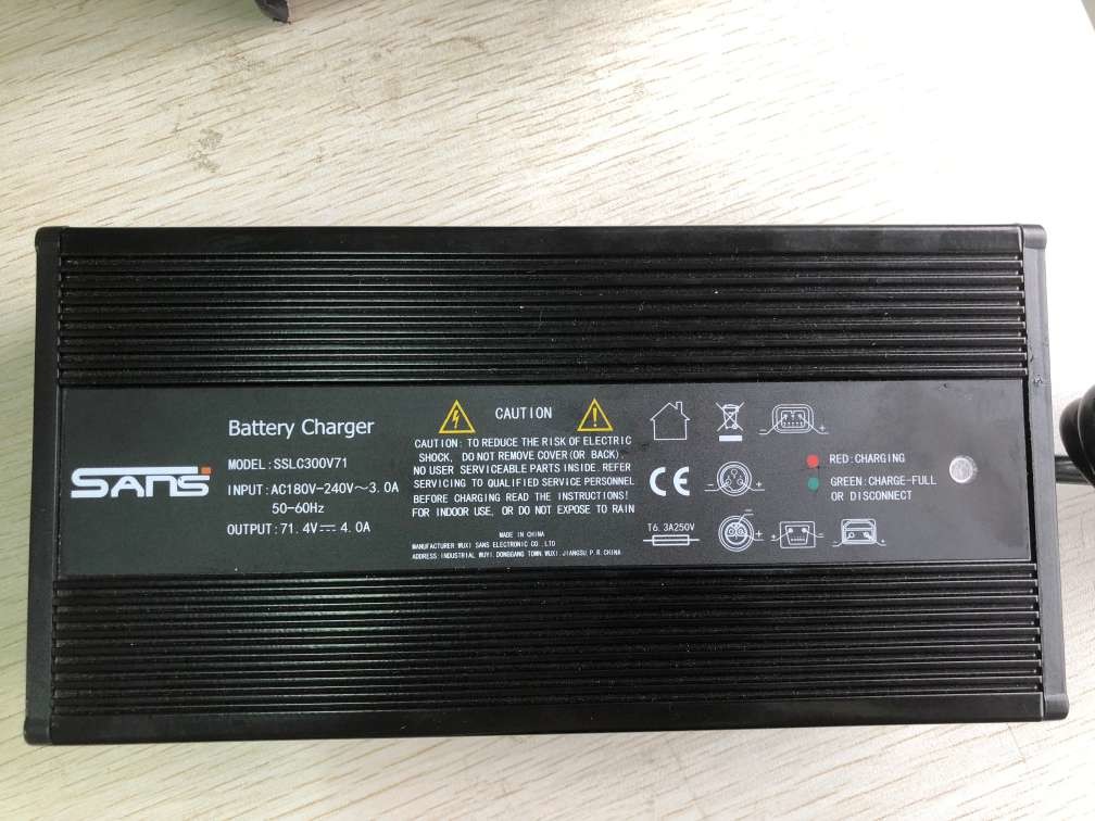 PSE Lightweight 300W 60V 4A Portable Ebike Charger