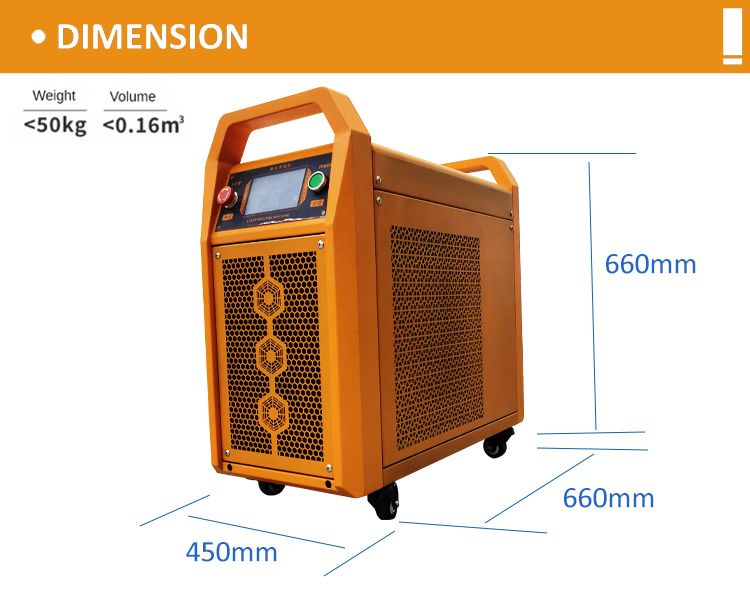 Portable Welding Machine with 1000W to 3000W Power Featuring Raycus IPG Jpt Laser Source Brands Lightweight and Durable