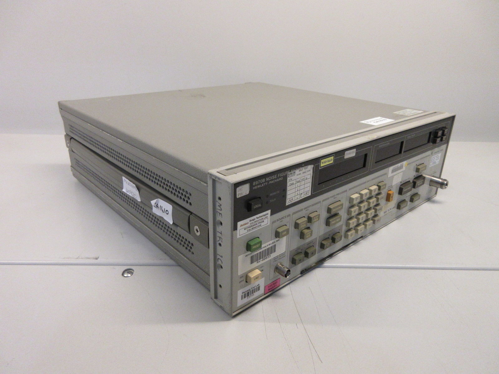 Keysight Agilent 8970B Noise Figure Meter 10 MHz To 1600 MHz With 2047 MHz Optional