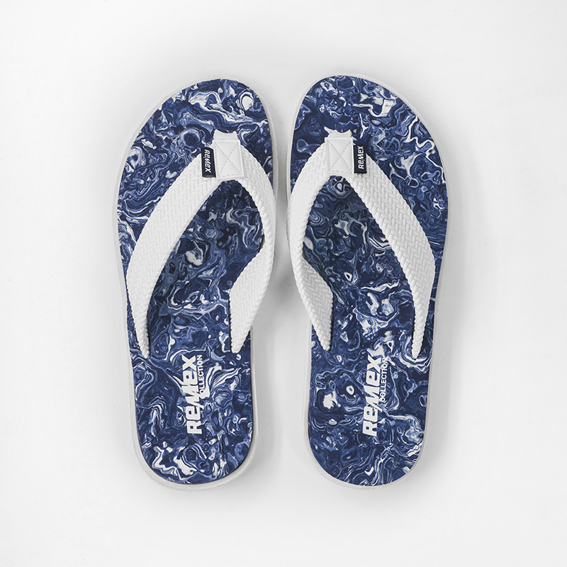 ODM EVA Flip Flop , White Strap Size 13 Flip Flops Mens