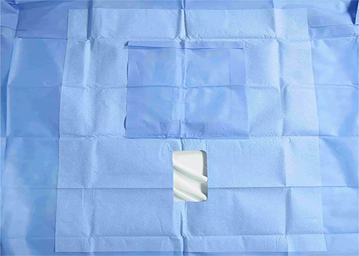 Laparoscopy Procedure Pack SMS Fabric Sterile Green Surgical Pack Essential Lamination Patient Disposable Surgical Pack